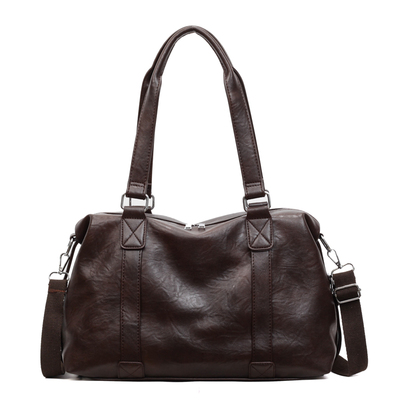 黑色斜挎包女2025新款包包电脑托特包大容量大学生上课上班通勤包