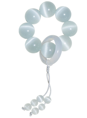 简修行猫眼石气质优雅十八子手串