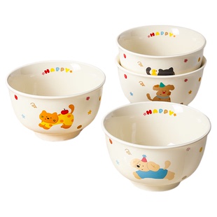 可爱面碗饭碗家用2025新款高颜值陶瓷拉面大碗个人专用儿童吃饭碗