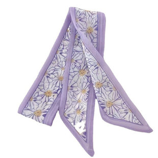 2025新款紫色系飘带丝巾洋气时尚百搭绑头发丝带发带头绳头饰包包