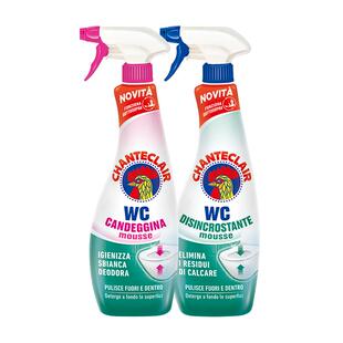 进口大公鸡马桶清洁剂泡沫型洁厕灵去污垢强力杀菌除臭2瓶组合装