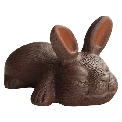 宜兴紫砂茶宠茶水可养迷你兔子