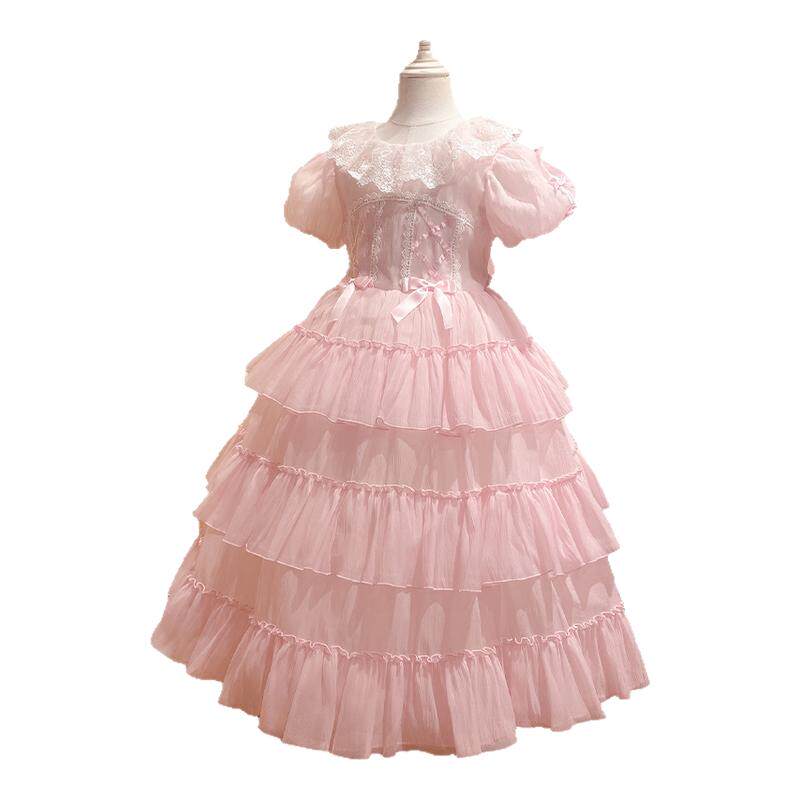 洛丽塔女童公主裙连衣裙春夏生日礼服裙女宝好看童装裙子花童衣服