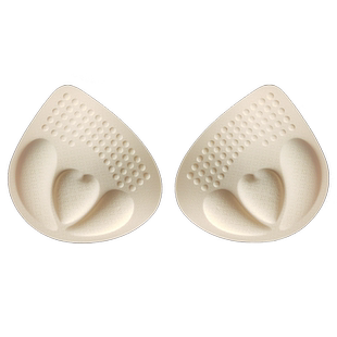 6CM乳胶胸垫显胸大加厚文胸垫片内衣内衬美背替换插片三角杯假胸