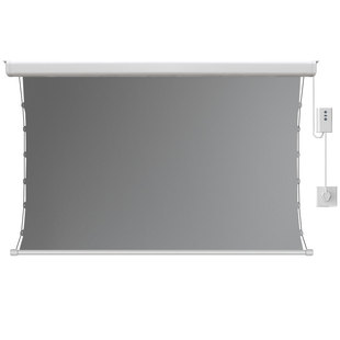 定制透声电动遥控投影仪幕布微孔白软金打孔屏84寸100寸120寸133寸150寸180寸200寸升降壁挂吊装打可定做110V