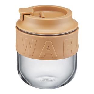 思乐得玻璃杯咖啡杯简约直饮牛奶杯家用泡茶水杯办公室早餐燕麦杯