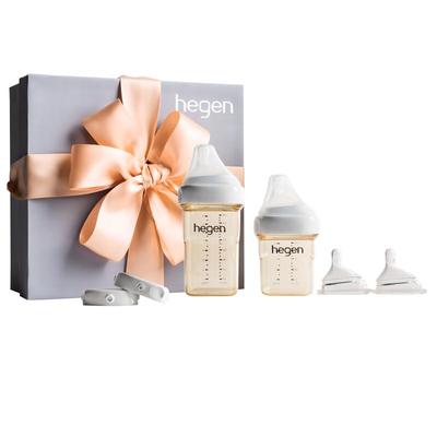 hegen海格恩新生儿奶瓶礼盒宽口径多功能硅胶奶嘴耐摔防胀气礼盒