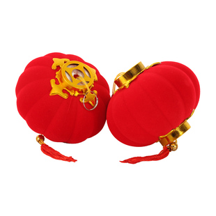 喜庆  新年装饰品大号中国结挂件布艺辣椒串挂饰大红辣椒挂件包邮