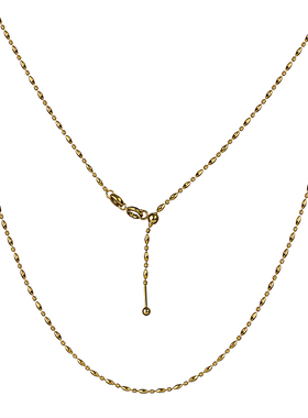 喵吉玉竹链针式万能锁骨链男女春夏新款项链可调节素链穿吊坠