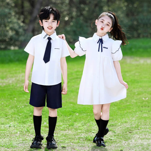 六一儿童合唱演出服啦啦队班服小学生朗诵表演服幼儿园毕业照服装
