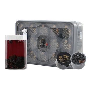 老谷头五黑茶黑芝麻黑豆黑桑葚黑枸杞茶乌五黑悦发茶熬夜养生茶包