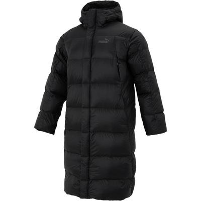 彪马长款羽绒服Puma保暖连帽