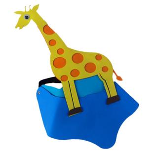 小鹿头饰幼儿园表演道具儿童帽子长颈鹿驯鹿角梅花鹿动物头套面具