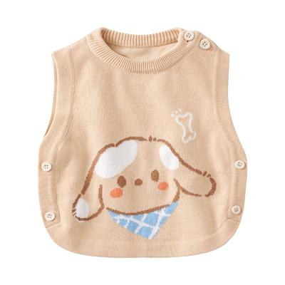 欧孕婴儿马甲针织春秋外穿2025款