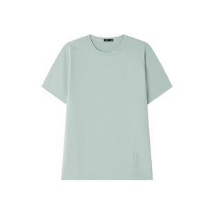 N+a纳迪亚休闲风短袖T恤女夏季薄荷绿宽松透气运动上衣
