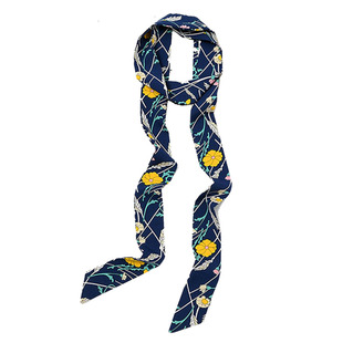 长款头绳麻花辫子编发发带扎马尾飘带丝巾头巾发绳蝴蝶结网红发箍