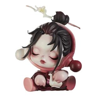POPMART泡泡玛特Skullpanda庭前墨梅盲盒SP11代手办国风公仔摆件