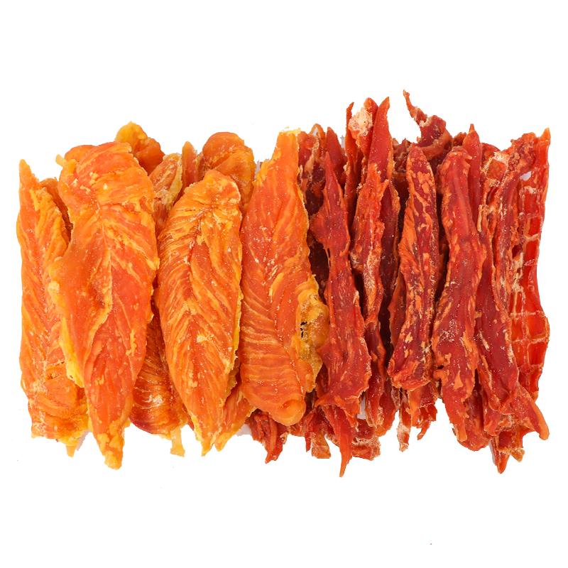 宠呗师狗零食鸭肉干鸡肉干宠物鸡胸肉鸭胸肉小型犬泰迪磨牙棒幼犬