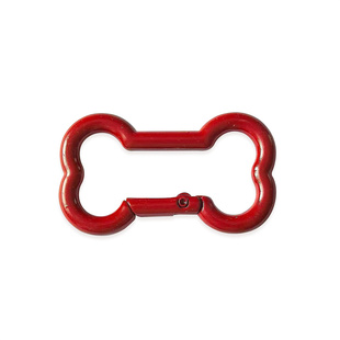 糖果色骨头登山扣安全扣锁扣DIY钥匙扣配件背包挂钩链接扣弹簧扣