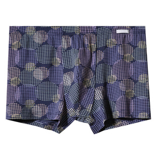 新品德国舒雅内裤男士莫代尔印花透气中腰平角三角内裤E9-24947T