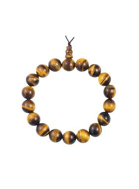 天然石王嘉尔天然黄虎眼石手串