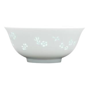 景德镇高温釉下彩玲珑白瓷餐具套装高档碗盘碟2025年新款送礼家用