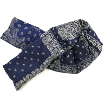 SONOFLOONG复古腰果花羽绒围巾