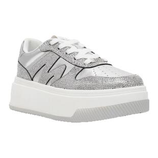 Steve Madden思美登DYNAMO-R26早春焕新双带拼色仿钻厚底运动鞋