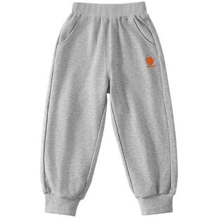 贝肽斯儿童裤子休闲运动卫裤男童女童秋冬童装宝宝宽松束脚长裤