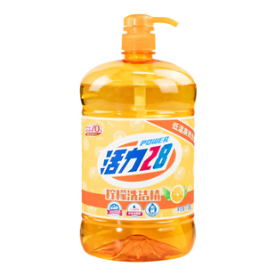 活力28洗洁精家用柠檬1.5kg厨房去油洗碗果蔬农残清洗剂按压式