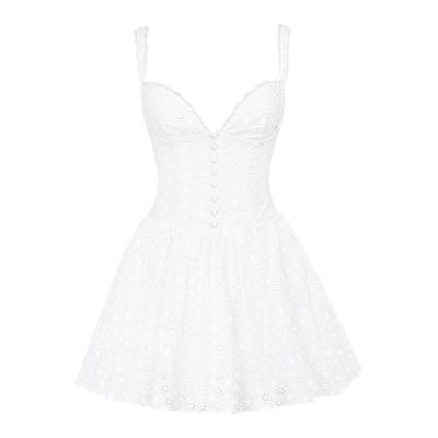 HouseofCB清新甜美刺绣连衣裙