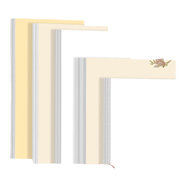 国画卡纸全白全麻作品书法专用