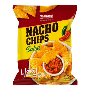 韩国进口NoBrand诺倍得切达芝士墨西哥辣椒味玉米片膨化休闲零食