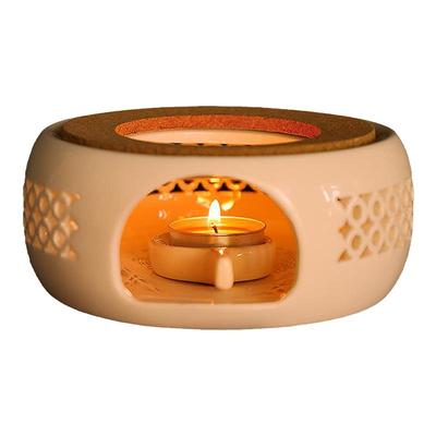 塔夫曼温茶炉瓷质莹润防烫好拿