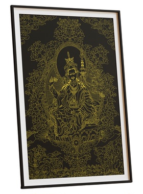 纯棉油画布西藏唐卡唐卡描金线稿