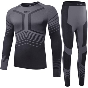 UTO悠途滑雪速干衣户外男冬季运动排汗快干衣女保暖功能内衣套装