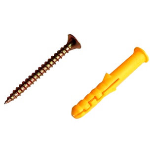 膨胀螺丝钉膨胀管 挂画钉 大型装饰画相框挂钩 小黄鱼塑料膨胀管