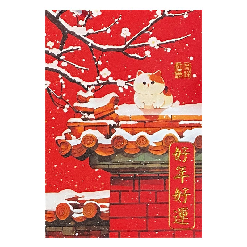 故宫的雪红包袋2026马年高档烫金个性创意宫廷中式过年压岁利是封