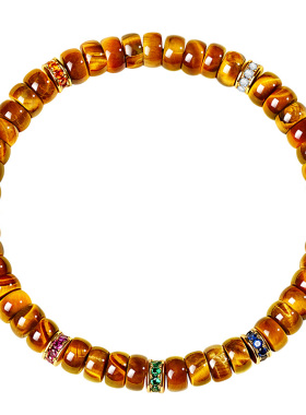 宫里上新正品天然虎眼石手串