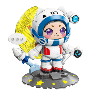 奇妙积木王者荣耀正版授权鲁班七号蔡文姬拼装玩具男孩生日礼物