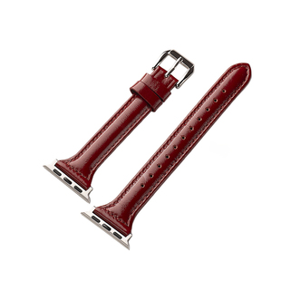 【新年红】匠戴适用iwatch11表带苹果S11手表applewatch10小蛮腰真皮S10新款秋冬圣诞复古se3女S9智能运动