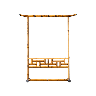 张小凤梅鹿竹笔挂文房四宝笔架悬挂式毛笔轻奢收纳竹制挂架天然展示架书法用品摆件礼物多功能置物架高档送礼