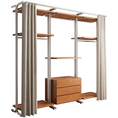 芬木悬挂松木中古风新款实木衣柜