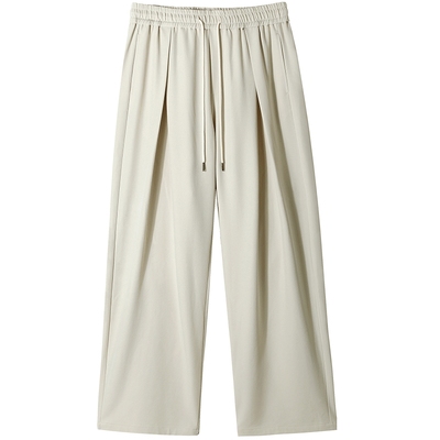 肌肉狗运动宽松直筒休闲弯刀裤男