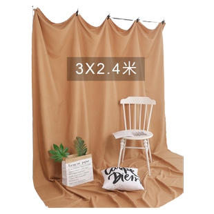 拍照道具网红直播背景布ins风纯色简约北欧摄影背景墙挂布人物家居鞋包服饰模特产品展示背景布景绿太妃粉黄