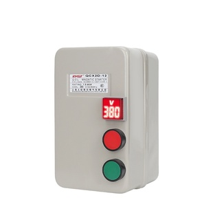 磁力启动器380V带电压指示风机水泵粉碎机三相缺相电机启动控制箱