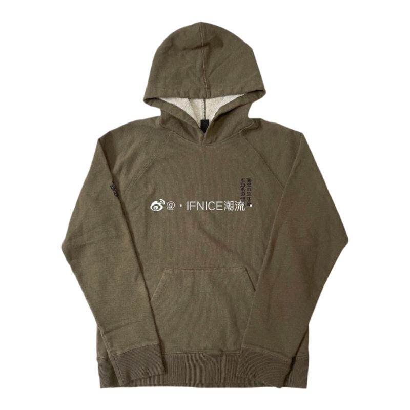 Chrome Hearts 克罗心 水洗做旧 军绿色 刺绣 帽衫 卫衣
