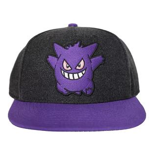 宠物 精灵可爱耿鬼Gengar紫色百搭鸭舌棒球帽