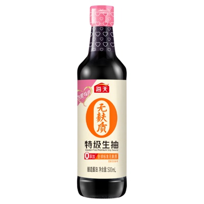 海天无麸质特级生抽500ml