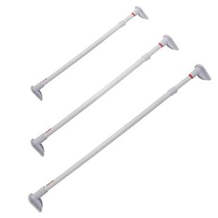 免打孔伸缩杆卫生间浴帘杆窗帘杆衣柜撑杆家用阳台伸缩晾衣杆架